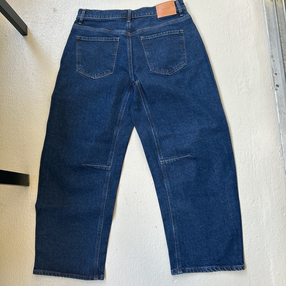 Express Women's Dark Blue Ankle Jeans